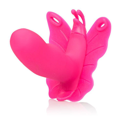 Venus Butterfly 12 Function Remote Silicone Venus Penis Strap-on - Pink