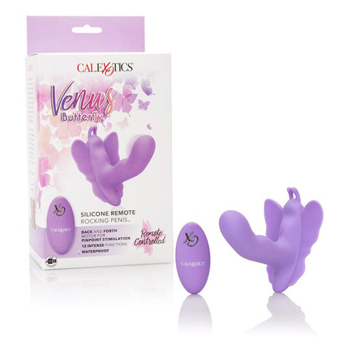 Venus Butterfly 12 Function Remote Silicone Rocking Penis