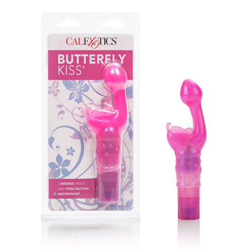 Butterfly Kiss 3 Speed G-Spot Vibrator - Pink (MS, WP) CLAM