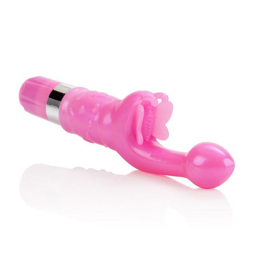Platinum Edition Butterfly Kiss 9 Function G-Spot Vibrator - Pink (MS