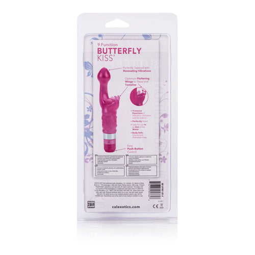 Platinum Edition Butterfly Kiss 9 Function G-Spot Vibrator - Pink (MS