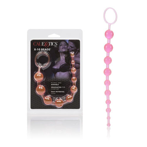 X-10 Beads Jelly Anal Beads - Pink