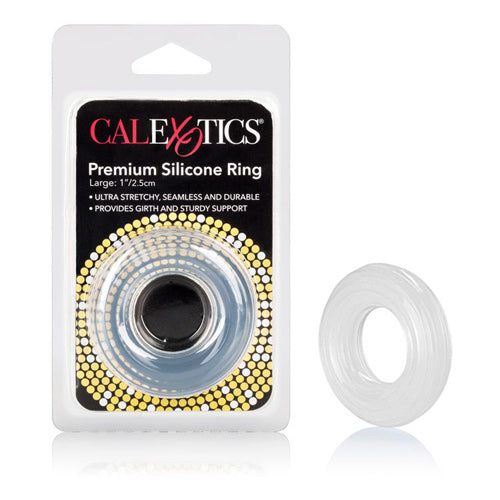 Premium Silicone 1 inch Large Ring - Clear