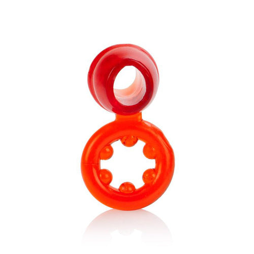 Dual Support Magnum Ring - Non-Vibrating Cock Ring - Red