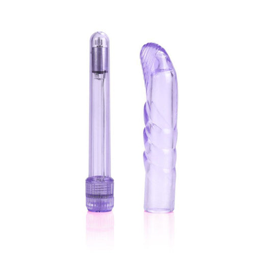 Basic Essentials - Slim Softee G-Spot Vibrator - Purple (MS