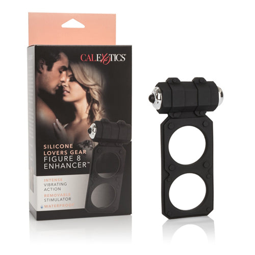 Silicone Lovers Gear Figure 8 Enhancer - Black