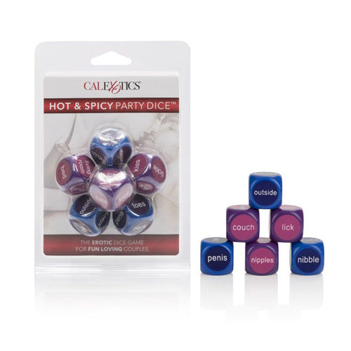 Hot & Spicey Party Dice - 6 pack dice
