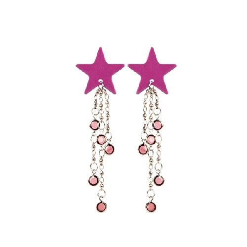 Body Charms Body Jewellery - Pink Star