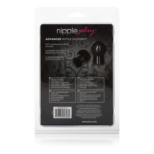 Advanced Nipple Suckers - Non-Vibrating Nipple Suckers - Black