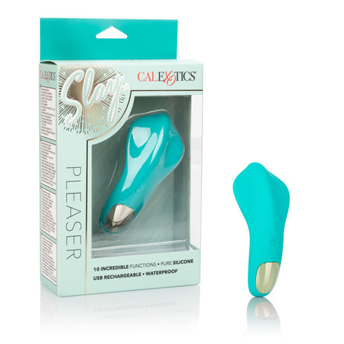 Slay 10 Function Pleaser Intimate Massager - Teal