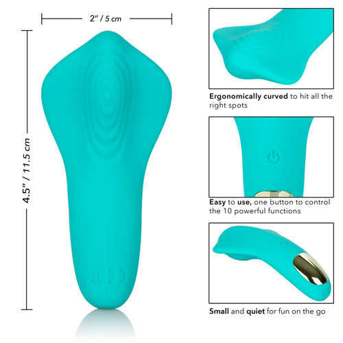 Slay 10 Function Pleaser Intimate Massager - Teal