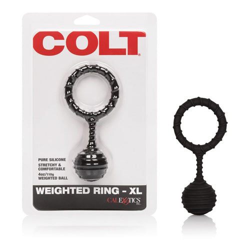 COLT 1.75 Inch XL Weighted Ring - Black