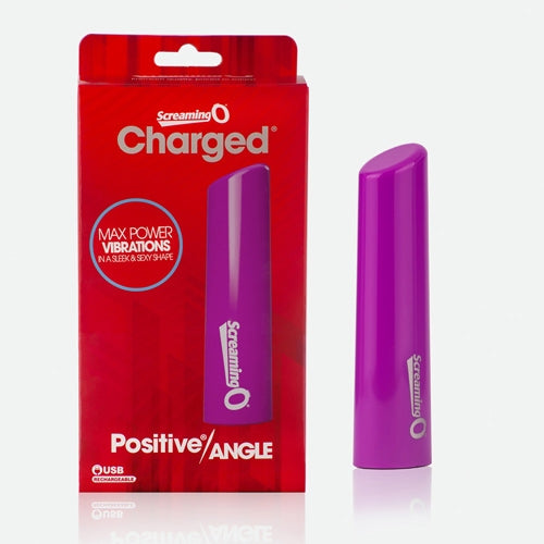 Charged Positive Angle Screaming O - Purple