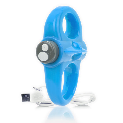 Screaming O - Charged Vooom Yoga Ring Mini Vibe - Blue