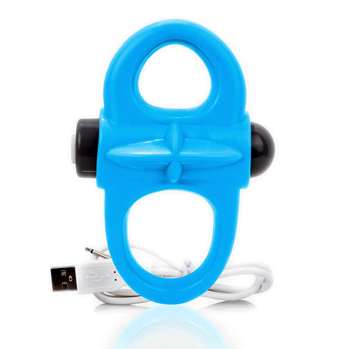 Screaming O - Charged Vooom Yoga Ring Mini Vibe - Blue