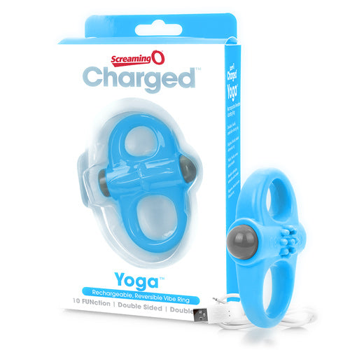 Screaming O - Charged Yoga Ring Mini Vibe - Blue