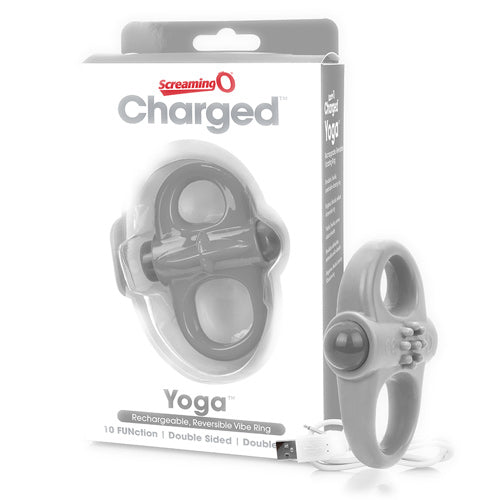 Screaming O - Charged Yoga Ring Mini Vibe - Grey
