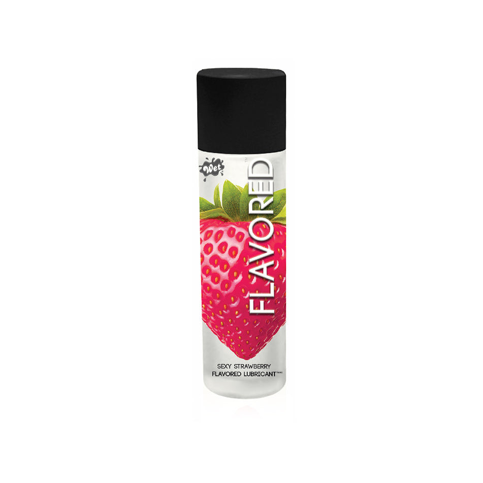 Wet Flavoured Water Based Lubricant - 1oz - Sexy Strawberry